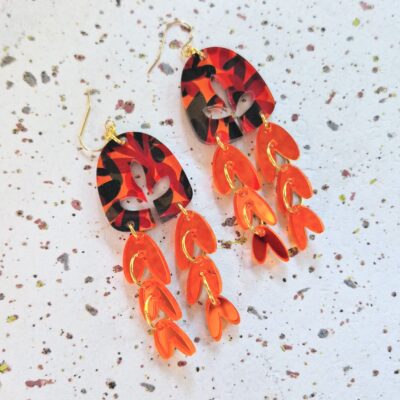 Boucles d'oreilles - Feuilles d'automne