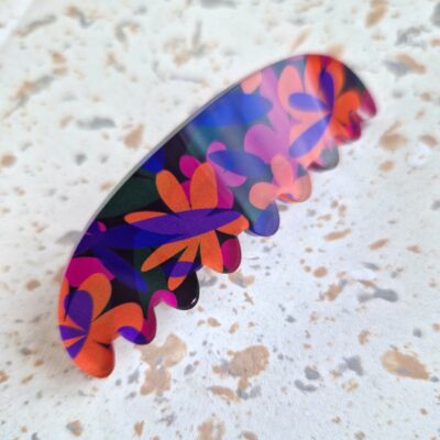 Barrette feuilles de printemps