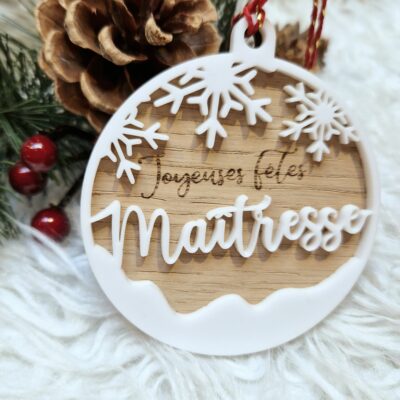 Décoration de Noël - Maîtresse