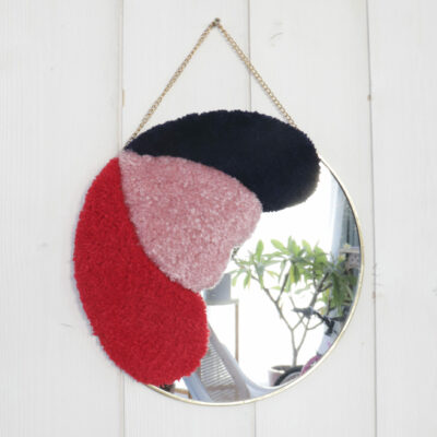 Mirror (red, pink and blue)